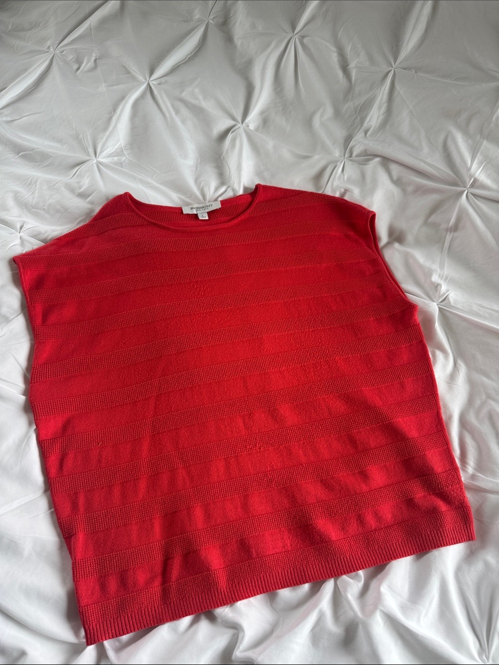 Madison Rey NY Crewneck Knit Sweater Vest